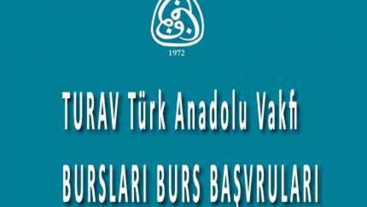 TURAV Türk Anadolu Vakfı Bursu