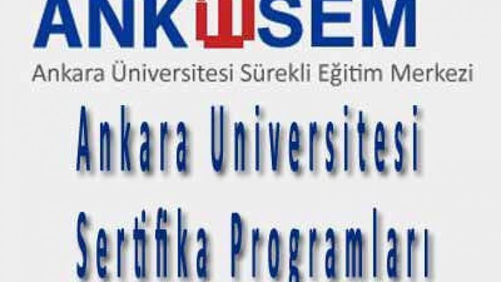 Ankara Üniversitesi Sertifika Programları