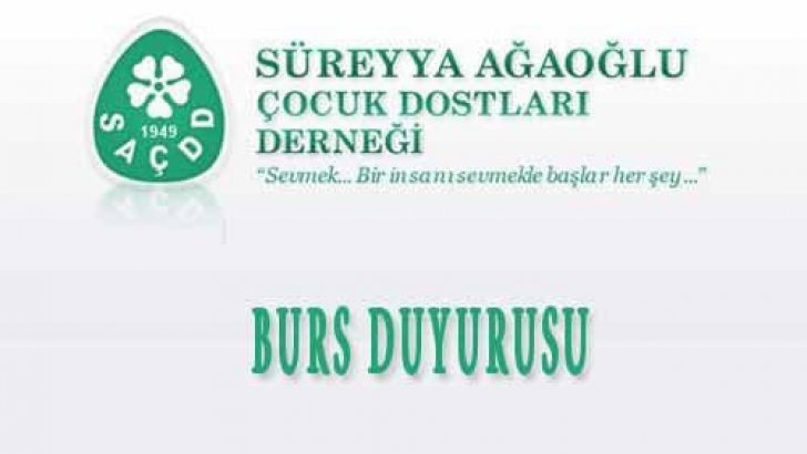 Süreyya Ağaoğlu Derneği Burs Başvurusu 2022-2023