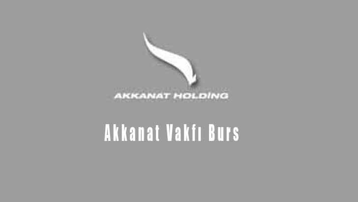 Akkanat Vakfı Burs Başvurusu Akkanat Holding