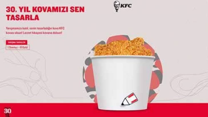 KFC 30 Yıl Kovası Tasarım Yarışması