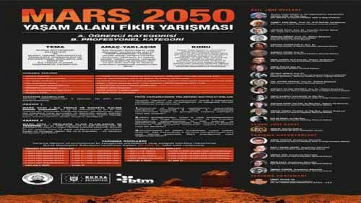 Mars 2050 Yaşam Alanı Fikir Yarışması