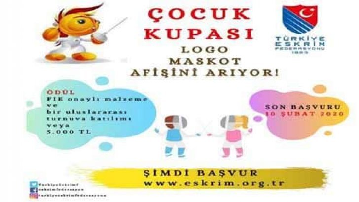 Türkiye Eskrim Federasyonu Logo Maskot Afiş Yarışması