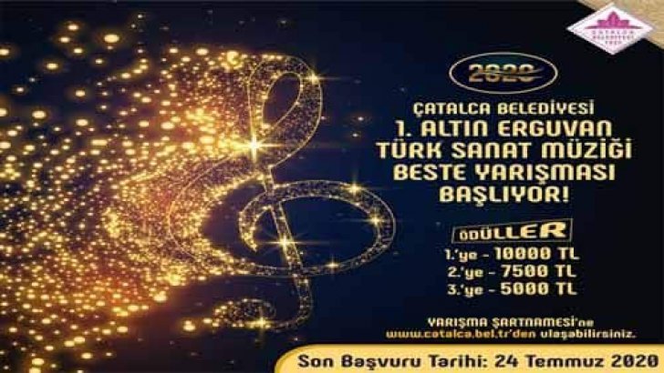Çatalca Belediyesi Altın Erguvan Türk Sanat Müziği Beste Yarışması