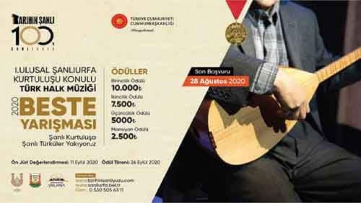 Ulusal Urfa Kurtuluşu Konulu Türk Halk Müziği Beste Yarışması