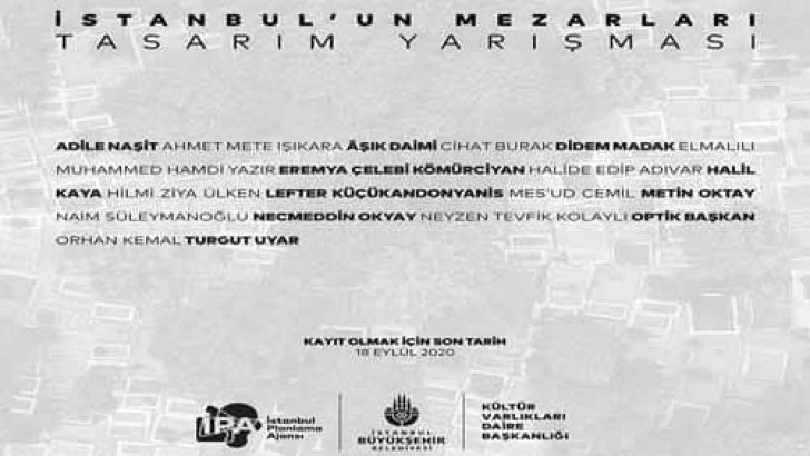 İBB İstanbul’un Mezarları Tasarım Yarışması