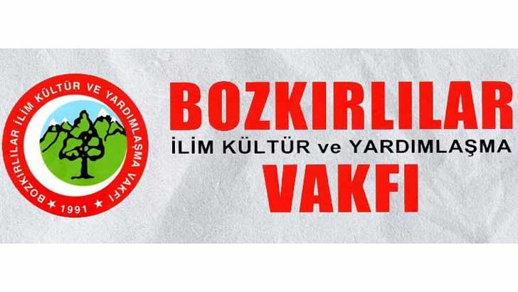 Bozkırlılar İlim Kültür Ve Yardımlaşma Vakfı Burs Başvuruları 2025-2026
