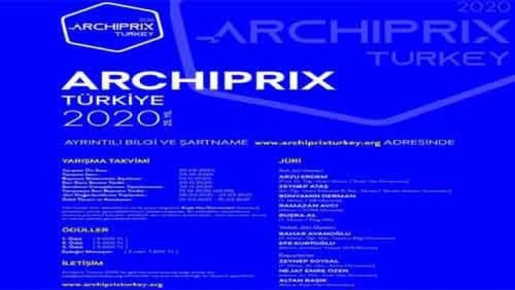 ARCHIPRIX Türkiye Ulusal Mimarlık Öğrencileri Bitirme Projeleri Yarışması