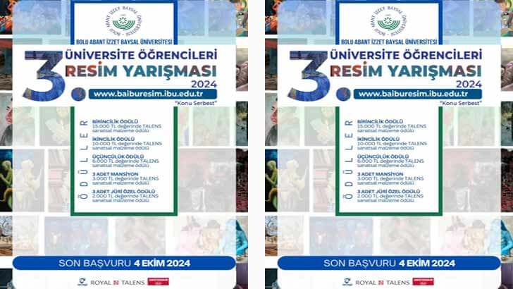 Abant İzzet Baysal Üniversitesi Resim Yarışması