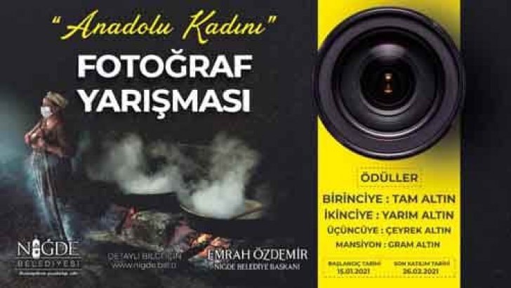 Niğde Belediyesi Anadolu Kadını Fotoğraf Yarışması