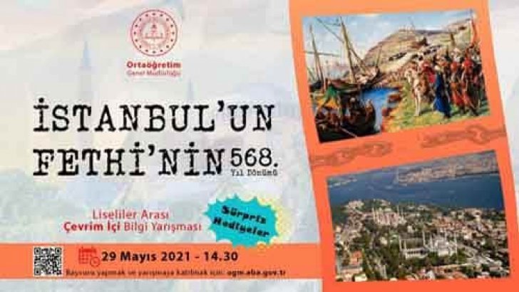 29 Mayıs İstanbul’un Fethi Liseliler Arası Çevrim İçi Bilgi Yarışması