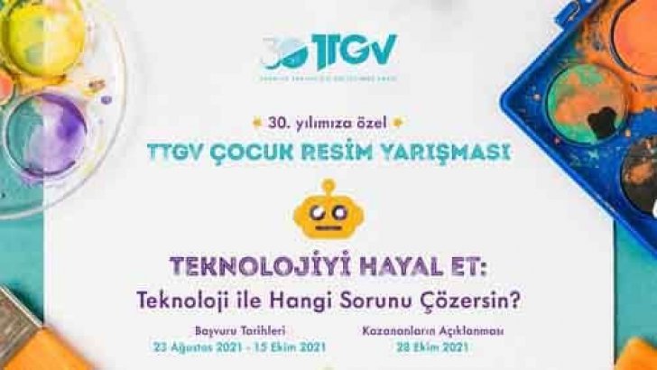 TTGV Türkiye Teknoloji Geliştirme Vakfı Çocuk Resim Yarışması