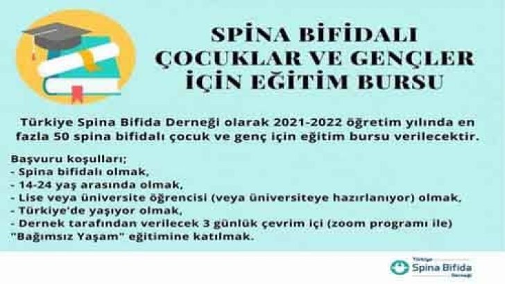 Türkiye Spina Bifida Derneği Eğitim Bursu Başvurusu