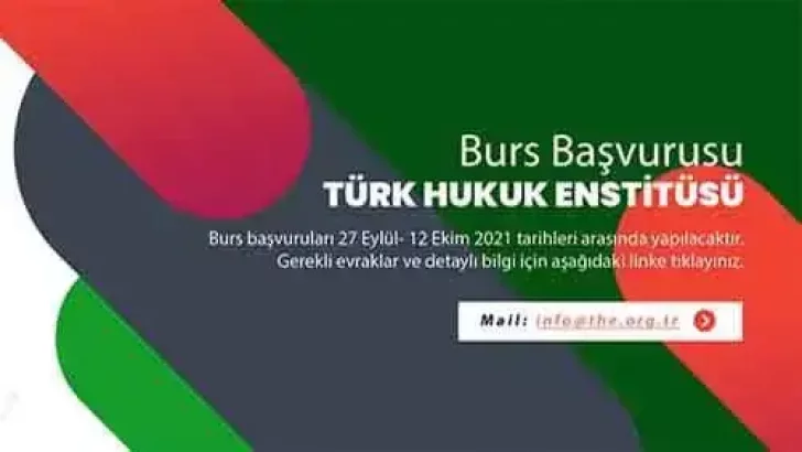 Türk Hukuk Enstitüsü Derneği Bursu