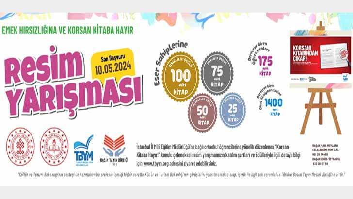 Korsan Kitap Alma Resim Yarışması