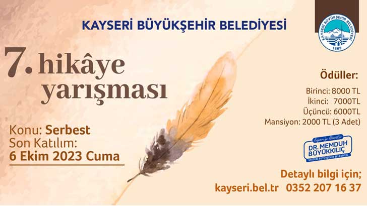 Kayseri Belediyesi Hikaye Yarışması