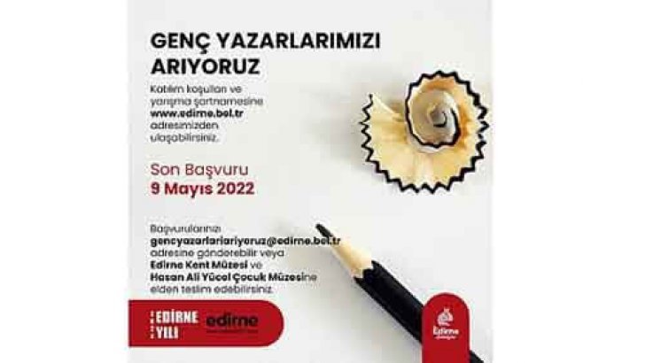 Edirne Belediyesi Genç Yazarları Arıyoruz Hikaye Yarışması