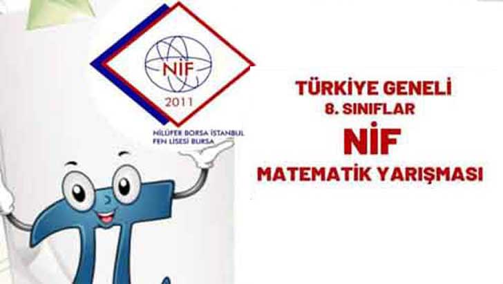 Nilüfer Borsa İstanbul Fen Lisesi Nif Matematik Yarışması