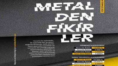Metalden Fikirler Ulusal Metal Ürün Tasarım Yarışması