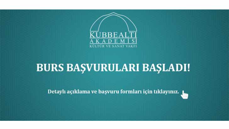 Kubbealtı Vakfı Lisansüstü Doktora Burs Başvurusu