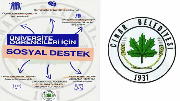 Çınar Belediyesi Burs Başvuruları