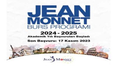 Jean Monnet Burs Başvuruları Başladı