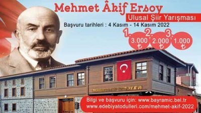 Bayramiç Belediyesi Mehmet Akif Ersoy Ulusal Şiir Yarışması
