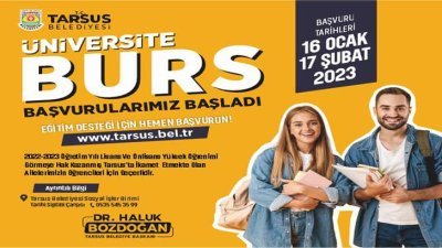 Tarsus Belediyesi Üniversite Burs Başvuruları