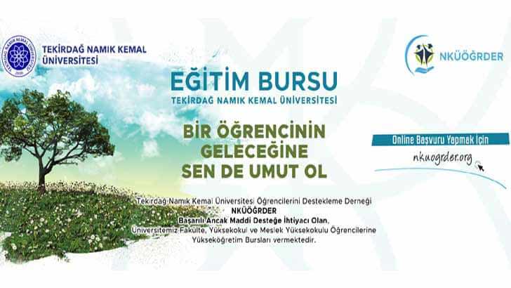 TNKÜ Eğitim Bursu Başvuruları