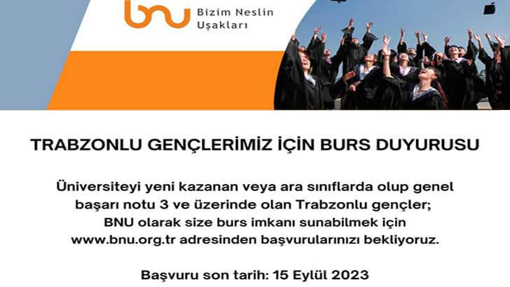 Bizim Neslin Uşakları Burs Başvuruları