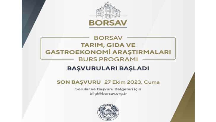 İzmir Ticaret Borsası Eğitim Vakfı BORSAV Burs Başvurusu