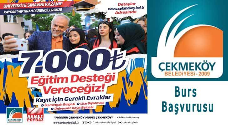 Çekmeköy Belediyesi Burs Başvurusu
