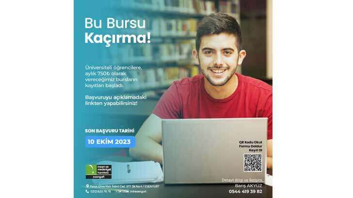 İnsan Ve Medeniyet Hareketi Derneği Esenyurt Temsilciliği Bursu