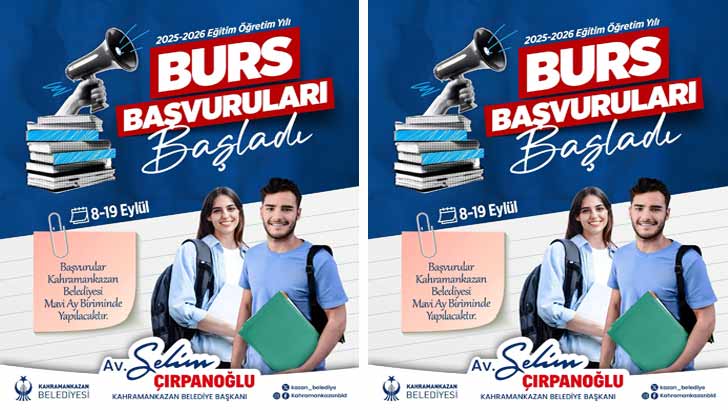 Kahramankazan Belediyesi Bursu Başvurusu