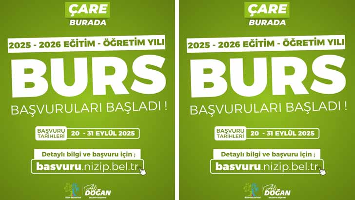 Nizip Belediyesi Eğitim Yardımı Bursu Başvuruları