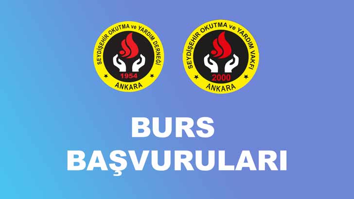 Seydişehir Okutma Ve Yardım Vakfı Bursu Başvurusu