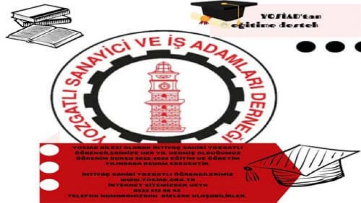 Yozgatlı Sanayici Ve İş Adamları Derneği Yosiad Bursu Başvuruları