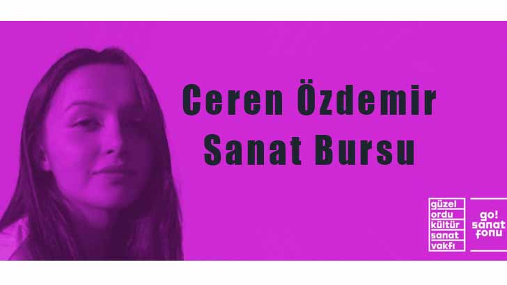 Ceren Özdemir Sanat Bursu Başvurusu