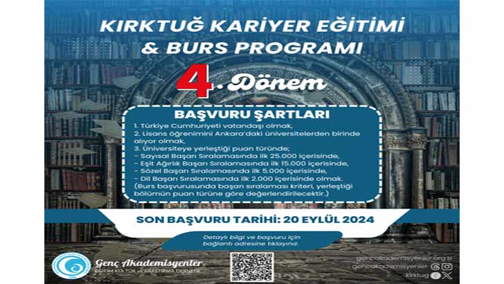 Genç Akademisyenler Eğitim Derneği Bursu Başvuruları