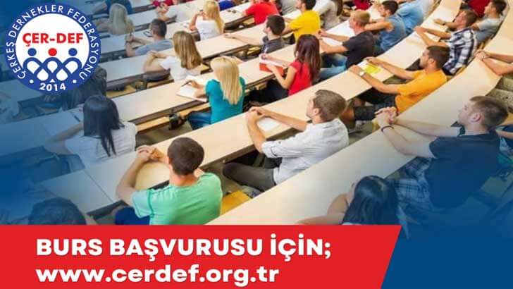 Çerkeş Dernekler Federasyonu Bursu Başvuruları