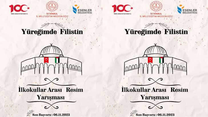 Yüreğimde Filistin İlkokullar Arası Resim Yarışması