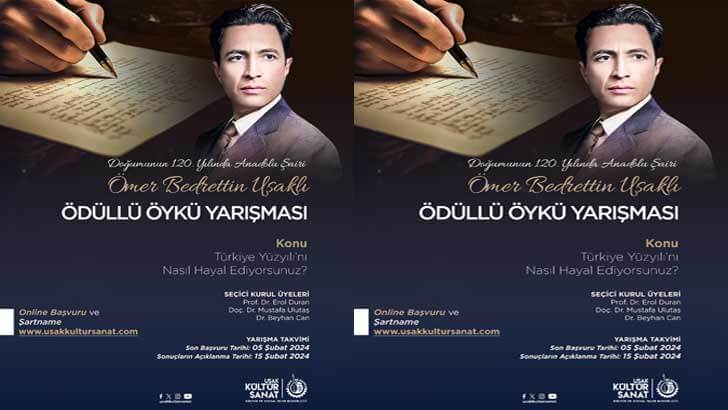 Uşak Belediyesi Ömer Bedrettin Uşaklı Öykü Yarışması