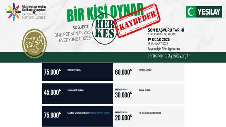 9. Yeşilay Uluslararası Karikatür Yarışması