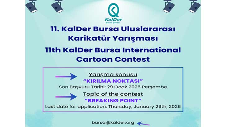 Kalder Bursa Uluslararası Karikatür Yarışması 2026