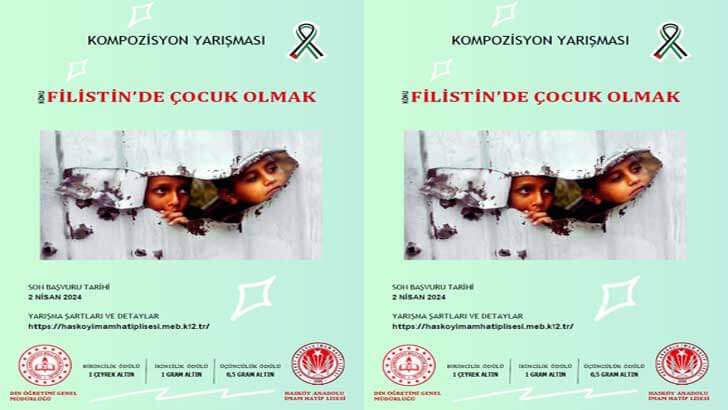 Filistin’de Çocuk Olmak Kompozisyon Yarışması