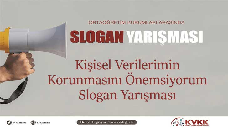 Kişisel Verilerin Korunmasını Önemsiyorum Slogan Yarışması 2026