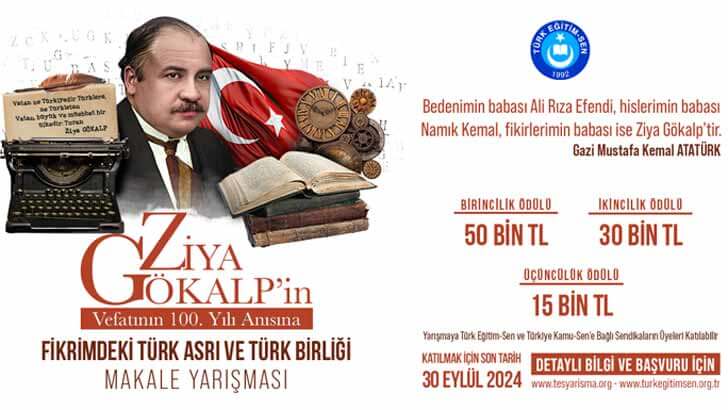 Ziya Gökalp’in Vefatının 100 Yılı Anısına Makale Yarışması