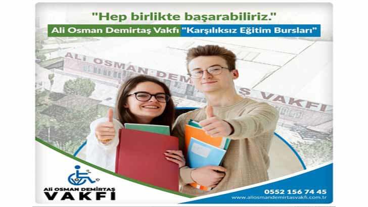 Ali Osman Demirtaş Vakfı Burs Başvuruları