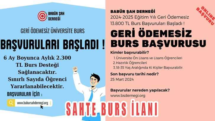 Sahte Burs Siteleri Nasıl Tespit Edilir