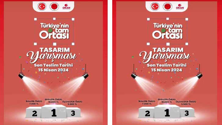 Yozgat Türkiye’nin Tam Ortası Görsel Tasarım Yarışması